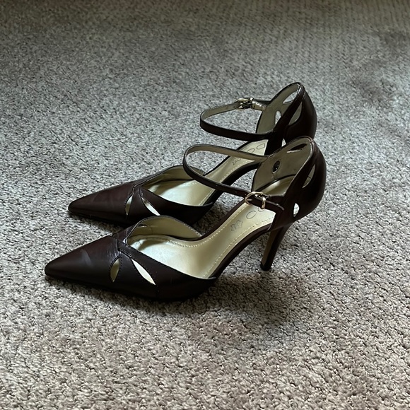 Brown Aldo high heels